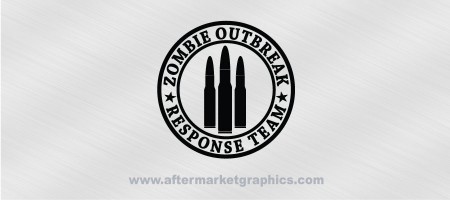 Zombie Outbreak Response Team Rifle Rounds Decal